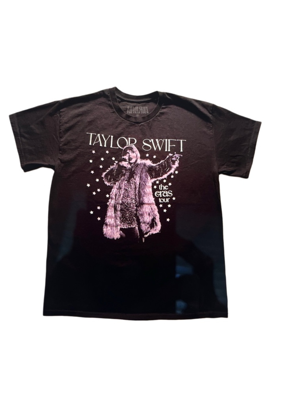 Taylor Swift The Eras Tour Black Graphic Tee Size L Official Concert